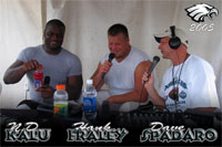 N.D. Kalu, Hank Fraley and Dave Spadaro