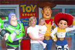 Jolie and the gang from Toy Story at MGM