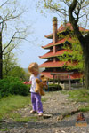 You can't tell from these pictures, but the Pagoda area is littered with trash.  People are really pathetic.