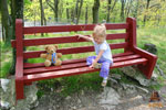 What you can't see are all of the carvings in the bench.  Why must people ruin everything?