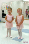 Jolie and Madison at Ballet, 9/17/05