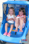 Jolie and her cousin Nicole in a stroller