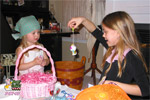 Jolie, Hello Kitty and AnnaLia...still love the do-rag!