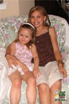 Jolie and AnnaLia, Easter 2006