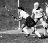 Diane Churan - stick above the head, isn't that a penalty?