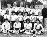 1985 Varsity Field Hockey featuring the mother of twin egg babies, Diane Churan!