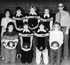 1985 Girl Bowling team featuring Sally Ford!