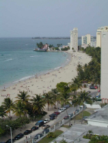 A view from Jim's apartment in Puerto Rico