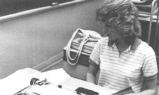 Lisa Westervelt in Typing Class, 1984
