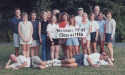 Group picture at Cathy Ketcher's, notice the two hot studs laying in front.