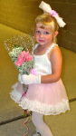 Megan at her dance recital, 2002