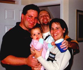 Jeff and Debbie Petersen at Chris Mal's in 1998