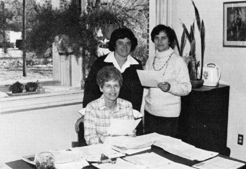 Mrs. Herb, Tom Malecki's Mom, Mrs. Risheill - Secretaries