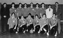 1985 Boys Varsity Basketball team starring the Petersen brothers!
