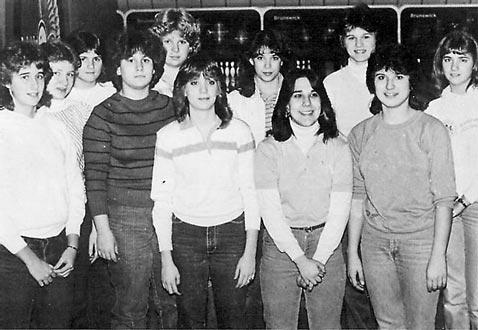 The 1984 Girls Bowling Team featuring Mindy Snyder!!!!