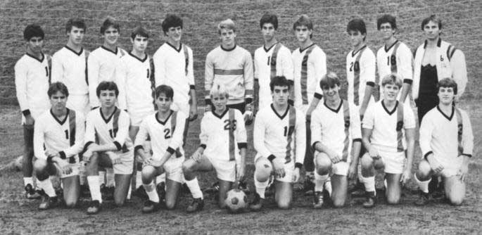 1986 Varsity Soccer Team