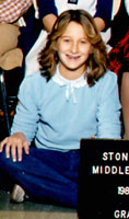 Stephanie Shaeff, 1981, 7th Grade