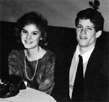 Wendy Crow at the 1985 Y-Teen Valentine's Dance