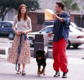 Gwyneth Paltrow, a dog and Ben Affleck in "Bounce"
