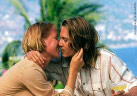 Franka Potente and Johnny Depp in "Blow"