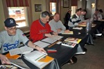 Matt, the Chicken and Dale getting ready to draft.