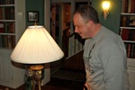 Yearly ritual of Mike staring at lamps.