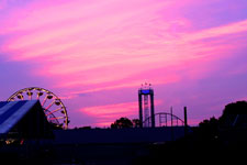 Dorney Park Sunset, 7/02/03