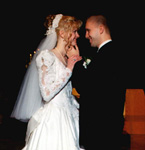 Chris & Bev from their wedding, 12/09/95