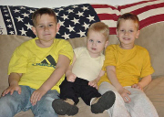 Zachery, Seth and Nathan in the Spring of 2002
