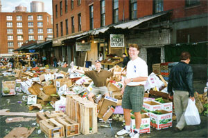 Trashy guys among a bunch of trash