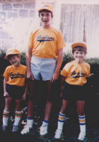 Mike, Drew and Marc...Drew was way ahead of his time as far as socks go.